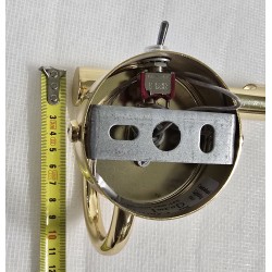 CAROLINE CANTALUPI LIGHTING LAMPKA NOCNA ZŁOTA 24V 10W G4 IP20