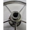 UŻYWANE KOŁO STEROWE ZE STALI NIERDZEWNEJ CHROM Ø410mm DO ŁODZI MOTOROWEJ