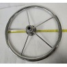 UŻYWANE KOŁO STEROWE ZE STALI NIERDZEWNEJ CHROM Ø410mm DO ŁODZI MOTOROWEJ