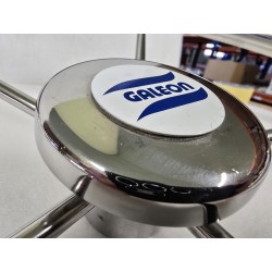 UŻYWANE KOŁO STEROWE ZE STALI NIERDZEWNEJ CHROM Ø410mm DO ŁODZI MOTOROWEJ