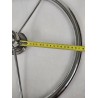 UŻYWANE KOŁO STEROWE ZE STALI NIERDZEWNEJ CHROM Ø410mm DO ŁODZI MOTOROWEJ