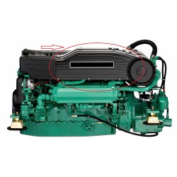 3817729 VOLVO PENTA ORYGINALNA POKRYWA SILNIKA D12 VOLVO PENTA