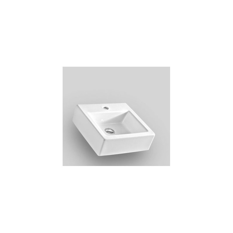 Ceramiczna umywalka  Foresti & Suardi FUORI BOX 40 L007.BCO WHITE
