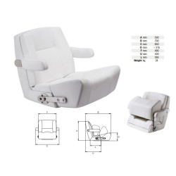 P220 BESENZONI FOTEL STEROWNICZY PREMIUM (flip-up bolster)