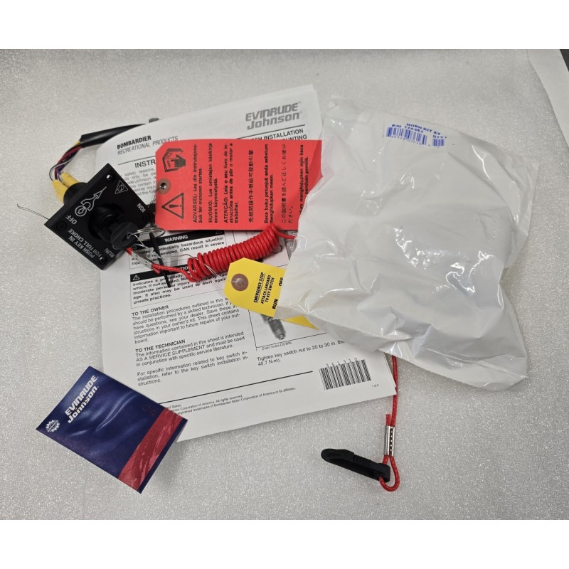 0176408 BRP JOHNSON EVINRUDE OMC WYŁĄCZNIK BEZPIECZEŃSTWA ZAPŁONU (ZESTAW)