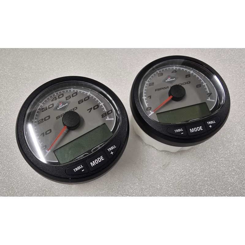 79-889223 / 79-889222 A13 MERCURY (CONTINENTAL) ZESTAW ZEGARÓW PRĘDKOŚCIOMIERZ OBROTOMIERZ SMARTCRAFT (POWYSTAWOWE)