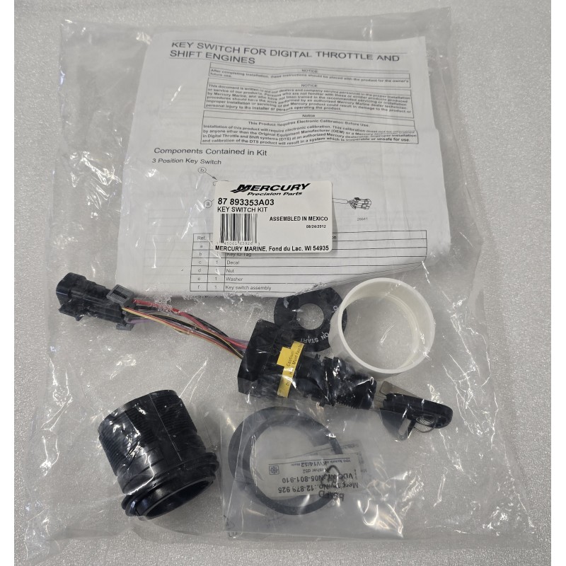 893353A03 MERCURY STACYJKA DO SILNIKÓW MERCURY MERCRUISER