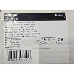 WENGE FAMILY BARLINEK DESKA PODŁOGOWA 3 LAMELOWA LAKIER STANDARD 14x207x1092MM WYPRZEDAŻ