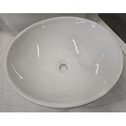 6050 UMYWALKA CERAMICZNA NABLATOWA BIAŁA 40CM (Z DEMONTAŻU)