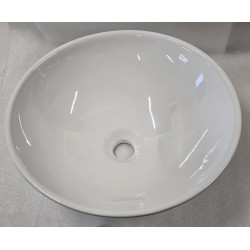 6050 UMYWALKA CERAMICZNA NABLATOWA BIAŁA 40CM (Z DEMONTAŻU)