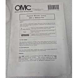 0176372 OMC EVINRUDE JOHNSON MANETKA STERUJĄCA Z TRYMEM  (potestowa)