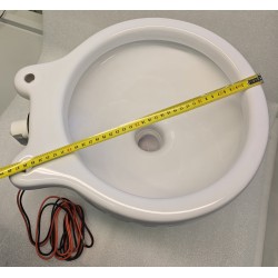 37245-0092 JABSCO CICHA TOALETA Z POMPĄ 12V (OUTLET, NIEKOMPLETNA)