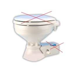37245-0092 JABSCO CICHA TOALETA Z POMPĄ 12V (OUTLET, NIEKOMPLETNA)