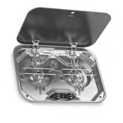 PI8062M SMEV (DOMETIC) Kuchenka 2 palnikowa do zabudowy ze szklaną pokrywą (POTESTOWA)