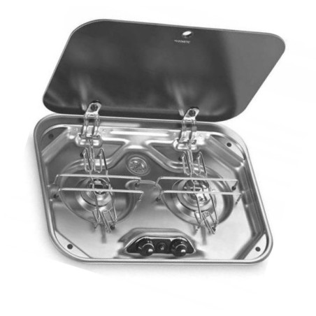 PI8062M SMEV (DOMETIC) Kuchenka 2 palnikowa do zabudowy ze szklaną pokrywą (POTESTOWA)