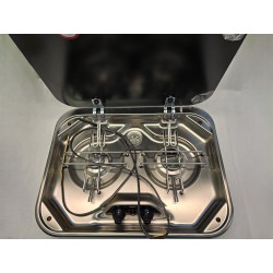 PI8062M SMEV (DOMETIC) Kuchenka 2 palnikowa do zabudowy ze szklaną pokrywą (POTESTOWA)