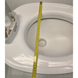 31136 BRAVURA LOW THETFORD TOALETA PODŁOGOWA NISKA KAMPER JACHT Aqua Magic (POWYSTAWOWA)