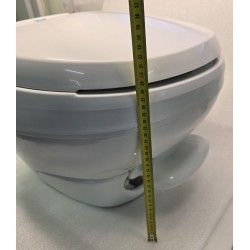 31136 BRAVURA LOW THETFORD TOALETA PODŁOGOWA NISKA KAMPER JACHT Aqua Magic (POWYSTAWOWA)