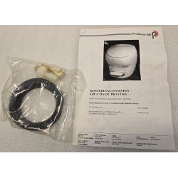 31136 BRAVURA LOW THETFORD TOALETA PODŁOGOWA NISKA KAMPER JACHT Aqua Magic (POWYSTAWOWA)