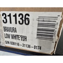 31136 BRAVURA LOW THETFORD TOALETA PODŁOGOWA NISKA KAMPER JACHT Aqua Magic (POWYSTAWOWA)