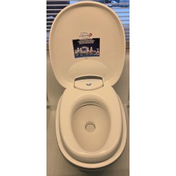 31136 BRAVURA LOW THETFORD TOALETA PODŁOGOWA NISKA KAMPER JACHT Aqua Magic (POWYSTAWOWA)