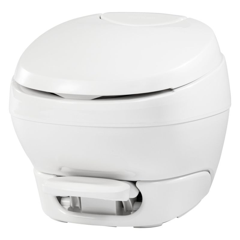 31136 BRAVURA LOW THETFORD TOALETA PODŁOGOWA NISKA KAMPER JACHT Aqua Magic (POWYSTAWOWA)