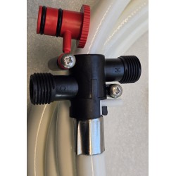 DS0413B WHALE PRYSZNIC RUFOWY TWIST CIEPŁA/ZIMNA WODA GNIAZDO PROSTE 4M