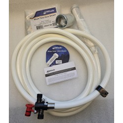 DS0413B WHALE PRYSZNIC RUFOWY TWIST CIEPŁA/ZIMNA WODA GNIAZDO PROSTE 4M