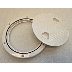 SFRH-006-01 SEAFLO POKRYWA INSPEKCYJNA WYKRĘCANA BIAŁA 198MM / 151MM