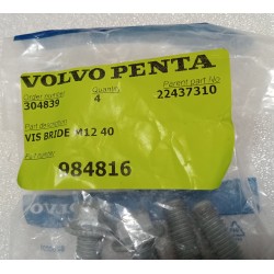 984816 VOLVO PENTA  ŚRUBA KOŁNIERZOWA M12 40MM (4 SZTUKI)