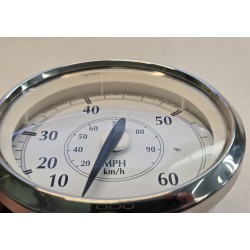 0775792 775679 BRP EVINRUDE HOHNSON PRĘDKOŚCIOMIERZ 3" 85MM 60MPH 95KM/H (POTESTOWY, NIEKOMPLETNY)