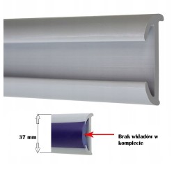 TR37 02351 ZF MARINE LISTWA ODBOJOWA DO ŁODZI SZARA 13 MB (BEZ WKŁADU)