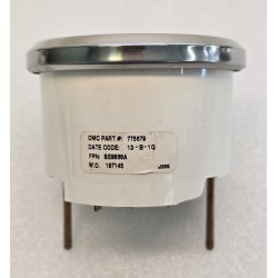 0775792 775679 BRP EVINRUDE HOHNSON PRĘDKOŚCIOMIERZ 3" 85MM 60MPH 95KM/H (POTESTOWY, NIEKOMPLETNY)