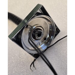 53 MOSCA 1030NAT LAMPKA LED DO CZYTANIA 3W CHROM SKÓRA BLACK PYTHON (OUTLET)