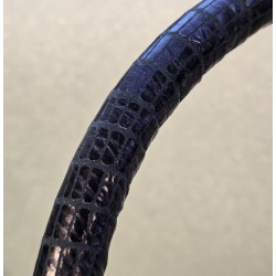 53 MOSCA 1030NAT LAMPKA LED DO CZYTANIA 3W CHROM SKÓRA BLACK PYTHON (OUTLET)