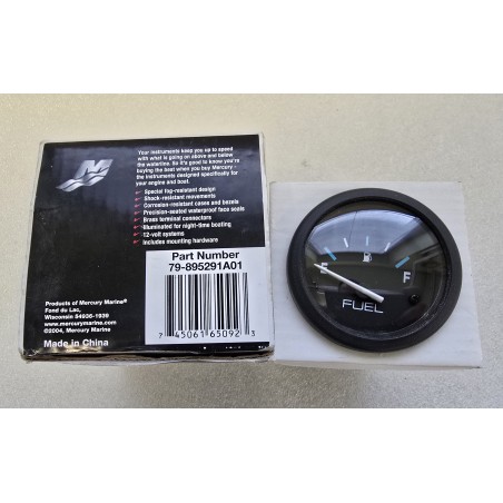 79-895291A01 MERCURY WSKAŹNIK POZIOMU PALIWA CZARNY  240-33 Ohm (OUTLET)