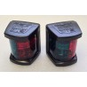 3562 HELLA MARINE 2LT 003 562-042 LAMPY NAWIGACYJNE CZARNE ZIELONO-CZERWONE (ZESTAW 2 SZTUKI)