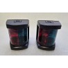 3562 HELLA MARINE 2LT 003 562-042 LAMPY NAWIGACYJNE CZARNE ZIELONO-CZERWONE (ZESTAW 2 SZTUKI)