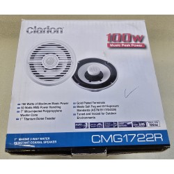 CMG1722R CLARION GŁOŚNIKI JACHTOWE WODOSZCZELNE 2-DROŻNE 100W 170MM