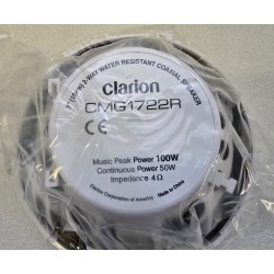 CMG1722R CLARION GŁOŚNIKI JACHTOWE WODOSZCZELNE 2-DROŻNE 100W 170MM