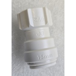 PSE3201W JOHN GUEST ZŁĄCZKA PROSTA Z GWINTEM WEWNĘTRZNYM 15MMx1/2 BSP (ZESTAW 10 SZTUK)