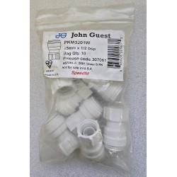 PKM3201W JOHN GUEST ZŁĄCZKA PROSTA 15MMx1/2" BSP PUSH-FIT (ZESTAW 10 SZTUK)