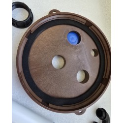 197491 NUOVA RADE POKRYWA ZBIORNIKA DIABLO H305 Z PRZYŁĄCZAMI DO WODY SZAREJ