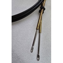 173114 JOHNSON EVINRUDE BOMBARDIER KABEL STERUJĄCY PRZEPUSTNICĄ I ZMIANĄ BIEGÓW 14FT 4,27M (ZESTAW 2 SZTUKI)