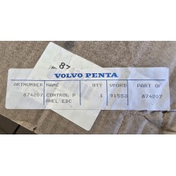 874207 VOLVO PENTA PANEL STEROWANIA EDC (874122) Z WIĄZKĄ (874148)