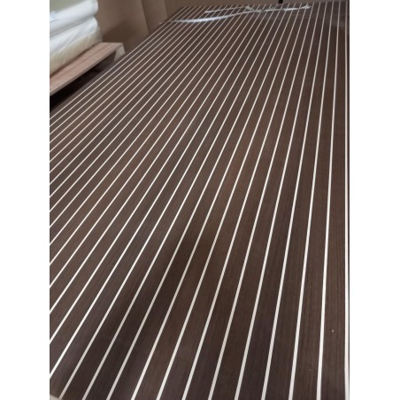 Sklejka pasiak fornir Wenge 2500x1250 bez impregnatu, surowa