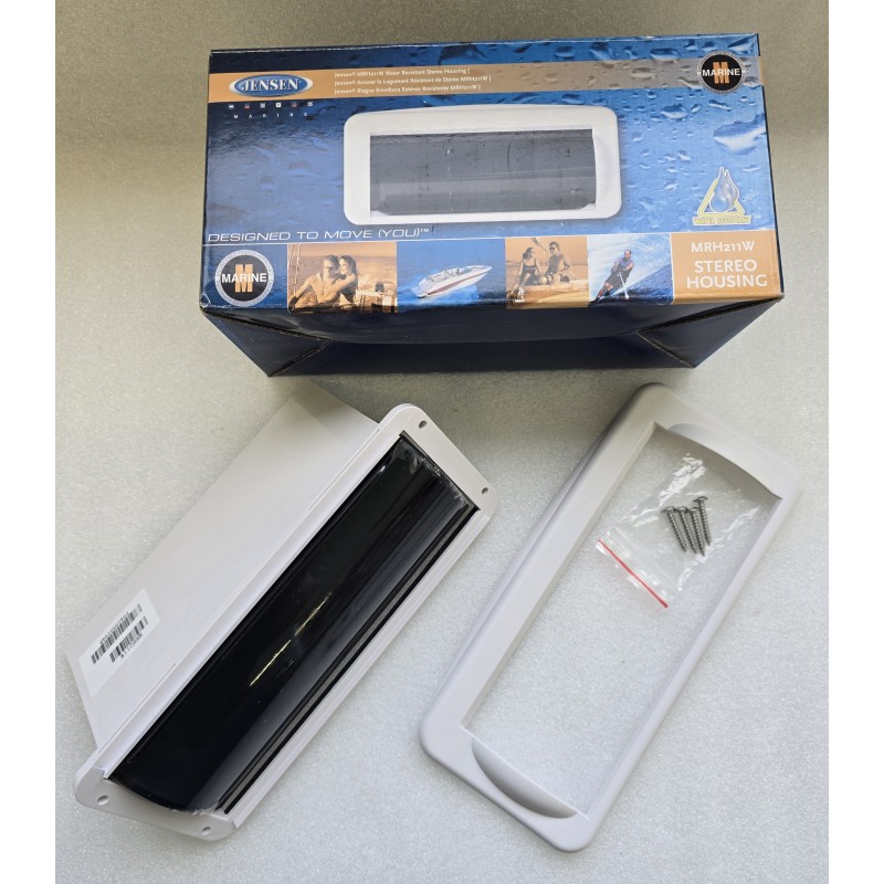 MRH211W JENSEN Marine wodoodporna obudowa radia stereo biała