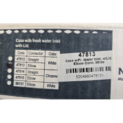 47813 NUOVA RADE PRZYŁĄCZE WLOTU WODY KĄTOWE Z POKRYWKĄ I REGULATOREM (OUTLET)