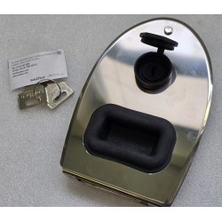 MF-03-310-24 SOUTHCO ZAMEK DO DRZWI PRZESUWNYCH OWALNYCH MF FLUSH STAL NIERDZEWNA WODOODPORNY (POWYSTAWOWY)