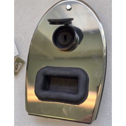 MF-03-310-24 SOUTHCO ZAMEK DO DRZWI PRZESUWNYCH OWALNYCH MF FLUSH STAL NIERDZEWNA WODOODPORNY (POWYSTAWOWY)